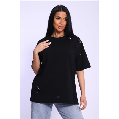 Футболка женская 64543 (Черный)