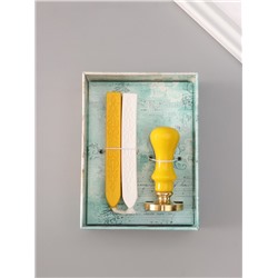 Подарочный набор для сургучной печати «Солнце и луна», печать, ручка, сургуч, 12.5×10×3.6 см