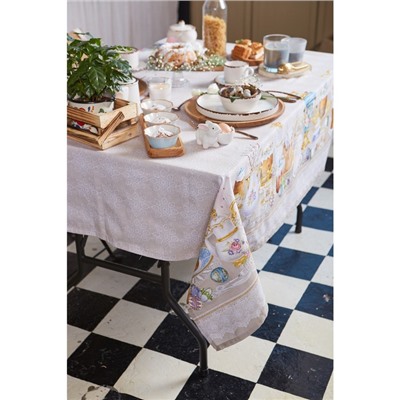 Скатерть Этель «Пасхальные куличи» 110×147 см, 100% хлопок, саржа 190 г/м²