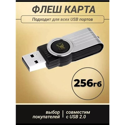 Флешка Кингстон USB 3.0 256 ГБ 60741
