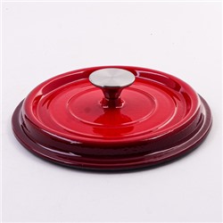 40624 Кастрюля чугун 2,3 л эмаль/покрытие красная MB (х4)