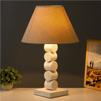 Настольная лампа «Бим» Е27 40 Вт белый 35×35×56 см RISALUX