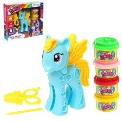 Набор для игры с пластилином «Пони», цвета МИКС