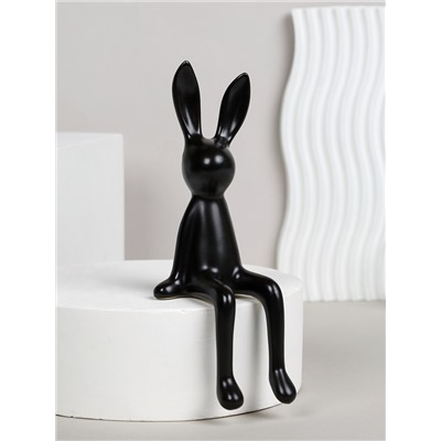 Статуэтка Кролик 21 см Пасха / HBC-102 /уп 30/черный