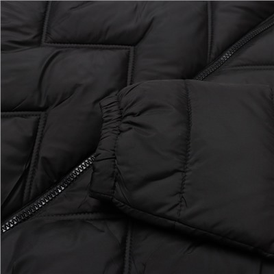 Куртка женская демисезонная на молнии Collorista, чёрная, размер 50