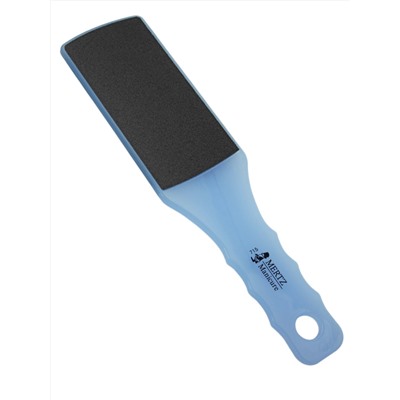 Mertz Тёрка педикюрная двусторонняя вогнутая абразивная / A715, голубой 20888
