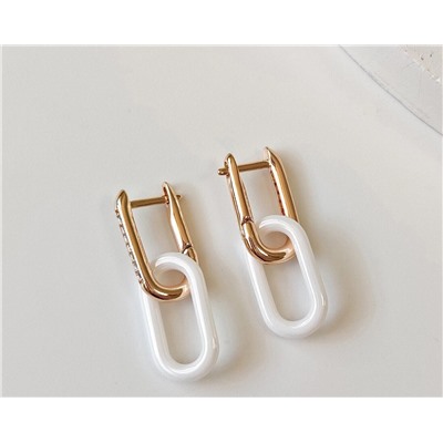 Серьги с керамикой