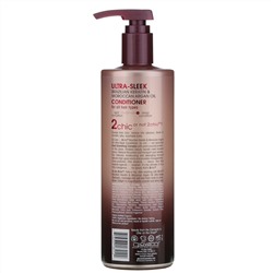 Giovanni, 2chic, Ultra-Sleek, кондиционер для придания блеска «Бразильский кератин и аргановое масло», для всех типов волос, 710 мл (24 жидк. унции)