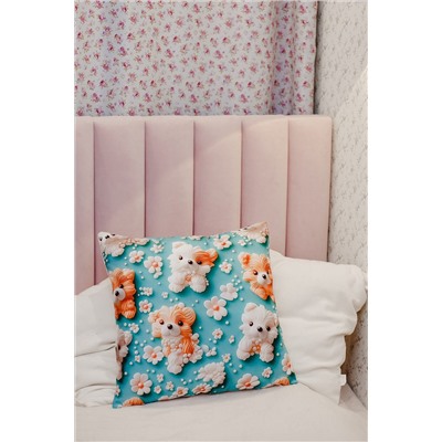 Наволочка декоративная декоративная 1 шт 3D эффект НАТАЛИ, 1209563