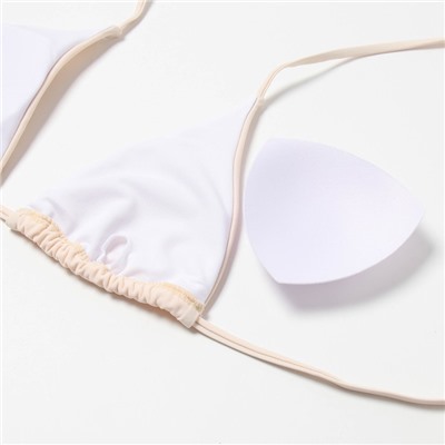 Купальник раздельный на завязках женский MINAKU, цвет молочный размер 46