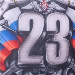 Подушка декоративная антистресс «23 февраля», хаки