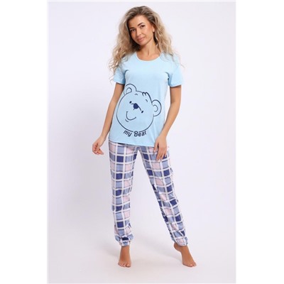 Костюм женский 51154 (Голубой)