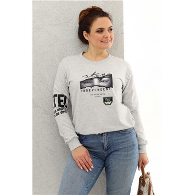 Толстовка 50519 (Меланж)