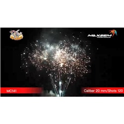 Фейерверк MC141 Радостная картина / Moving Painter (0,8" х 120)