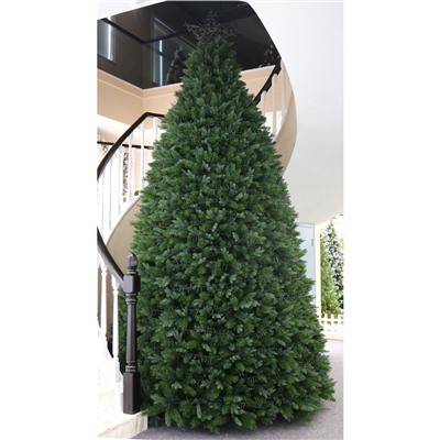 Искусственная ёлка «Праздничная смешанная», каркасная, 500 см, ветки отгибаются