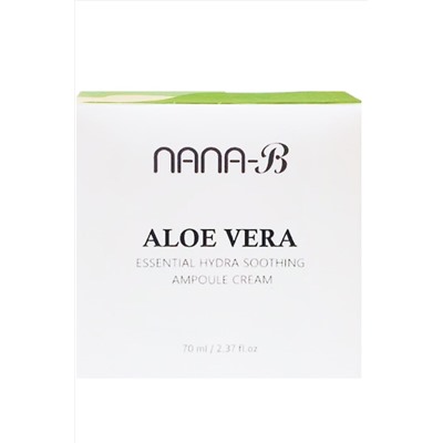 Nana-B Ампульный крем для лица успокаивающий с экстрактом алоэ / Aloe Vera Essential Hydra Soothing Ampoule Cream, 70 мл KRISTALLER, 1118758