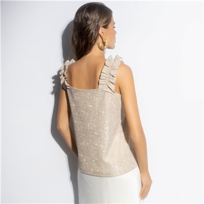 Топ из блестящей ткани, Зажигаю на вечеринке (сияние)