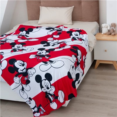 Плед «Микки Маус» 1.5 сп, 140×210 см, 100% п/э