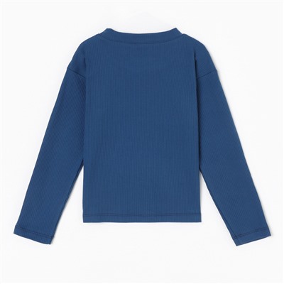 Лонгслив детский KAFTAN Blueberry, размер 30 (98-104 см)