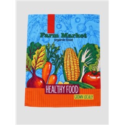 Текстильное изделие ЗДОРОВАЯ ПИЩА (48х58) голубой