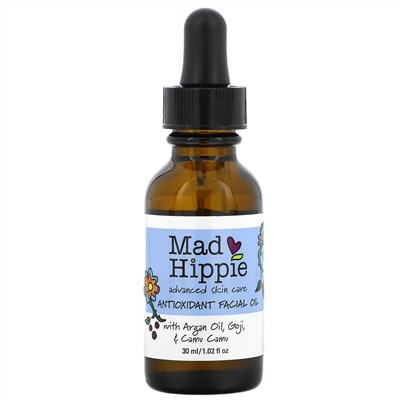 Mad Hippie Skin Care Products, масло для лица с антиоксидантами, 30 мл (1,0 жидк. унция)