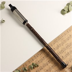 Флейта Music Life 52 см, с узорами, тональность B, бамбук, разборная