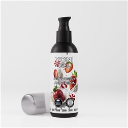 Лубрикант для орального секса SGAN со вкусом клубники со сливками - 100 мл.