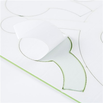 Ростомер детский TAKE IT EASY «Гусеница», наклейка интерьерная, декор на стену, панно, 220×36 см