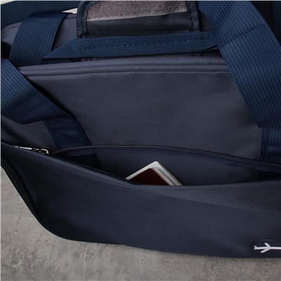 Сумка дорожная 40х22х31 см / BAG-65721/2 /уп 30/синяя