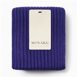Шарф женский MINAKU, синий, 180×18 см