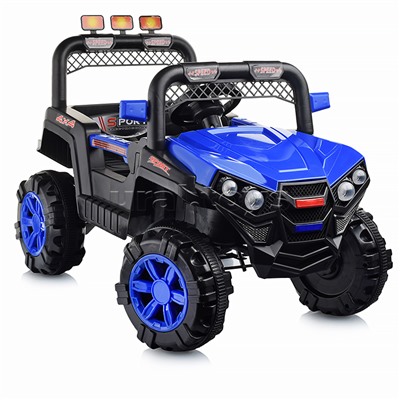 Детский электроквадроцикл ROCKET, 2 мотора по 20 Вт, синий