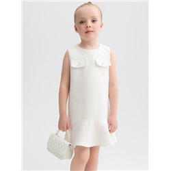 Сарафан для девочки, MINAKU :Party Dress, цвет белый, рост 110 см