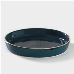 Блюдо фарфоровое Blu reattivo, d=17,5 см