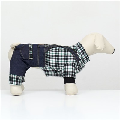 Комбинезон Men, размер XL, ДС 40 см, ОГ 50 см, ОШ 40 см, синий