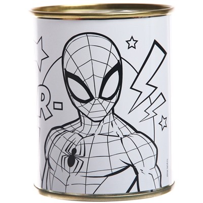 Копилка-раскраска с красками «Человек-Паук»