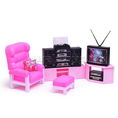 Набор мебели для кукол 9510 "Гостиная" в коробке