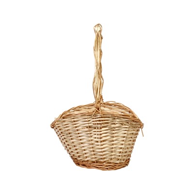 УЦЕНКА Корзина плетеная (ива) 52×35H16/23/55, 1 шт., натуральный