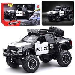 Машина "Полицейский патруль" (свет, звук) в коробке