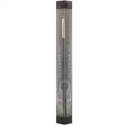 Sigma, E06, Winged Liner, скошенная кисть для подводки, 1 шт.