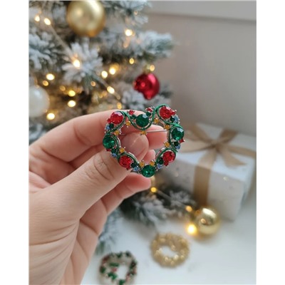 Брошь Новогодний стиль