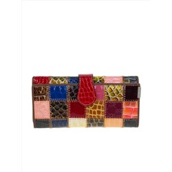 Женское портмоне из натуральной кожи мультицвет