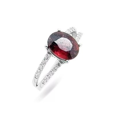 Кольцо из серебра рубин корунд, SL-RIC72