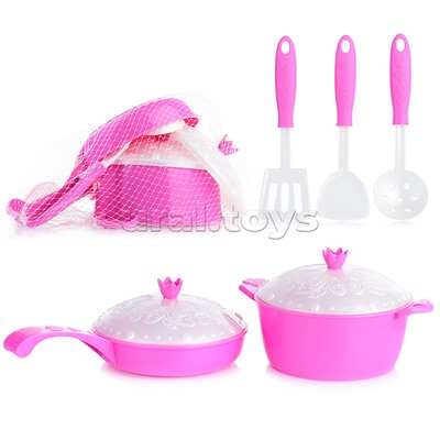 Набор посуды Кухонный сервис Волшебная Хозяюшка (7 предметов) в сетке