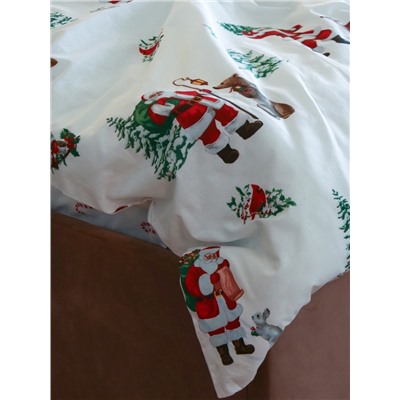 Постельное бельё 1.5-спальное «Этель. Новогодний лес», поплин