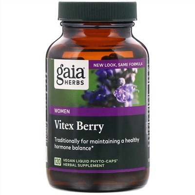 Gaia Herbs, Витекс для женщин, 120 растительных капсул Phyto-Caps с жидкостью