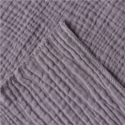 Пелёнка двухслойная «Крошка Я» Gray-blue, 130×100 см, хлопок 100%