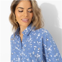 Блуза , освежающая образ, Твой личный тренд (небесная)