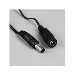 Гирлянда «Мишура» 5 м роса, IP20, серебристая нить, 100 LED, свечение тёплое белое, 12 В