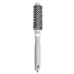 Olivia Garden Термобрашинг для укладки волос / Expert Blowout Shine White & Grey, 20 мм, бело-серый KRISTALLER, 1114818