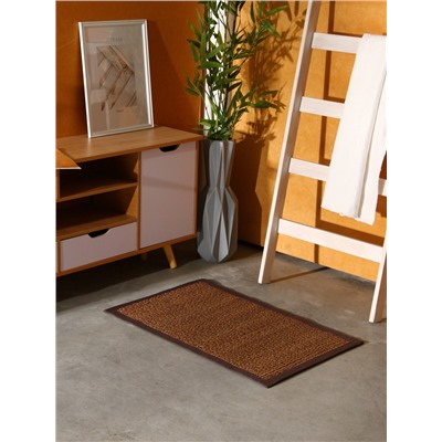 Коврик плетёный из сиграса, 80×50×0.7 см